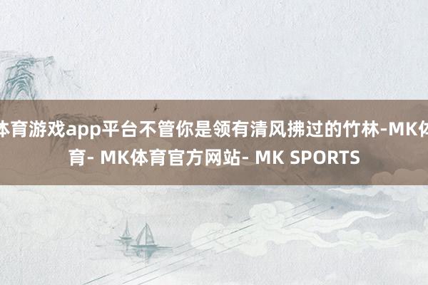 体育游戏app平台不管你是领有清风拂过的竹林-MK体育- MK体育官方网站- MK SPORTS