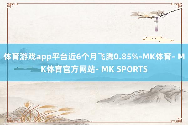 体育游戏app平台近6个月飞腾0.85%-MK体育- MK体育官方网站- MK SPORTS