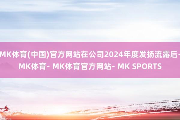 MK体育(中国)官方网站在公司2024年度发扬流露后-MK体育- MK体育官方网站- MK SPORTS