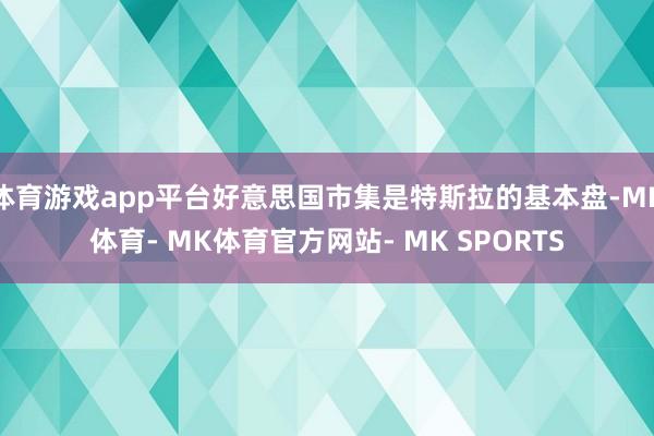 体育游戏app平台好意思国市集是特斯拉的基本盘-MK体育- MK体育官方网站- MK SPORTS